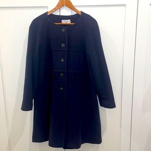 Navy Blue Maternity Seraphine Coat - Kate Middleton look